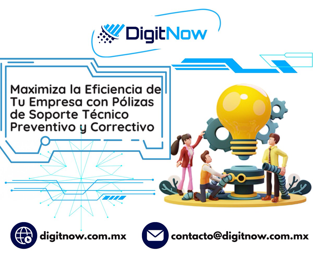 DigitNowMexico's tweet image. ⚙️ Mejora tu TI antes de que algo falle.
Con nuestras pólizas y planes de soporte TI, trabajas sin estrés, sin fallas y sin sorpresas.
¿Lo mejor? Las hacemos a tu medida. 💼👌
¡Contáctanos!
🌐 digitnow.com.mx

#SoporteTI #ContinuidadDigital #TechSupport #InfraestructuraTI