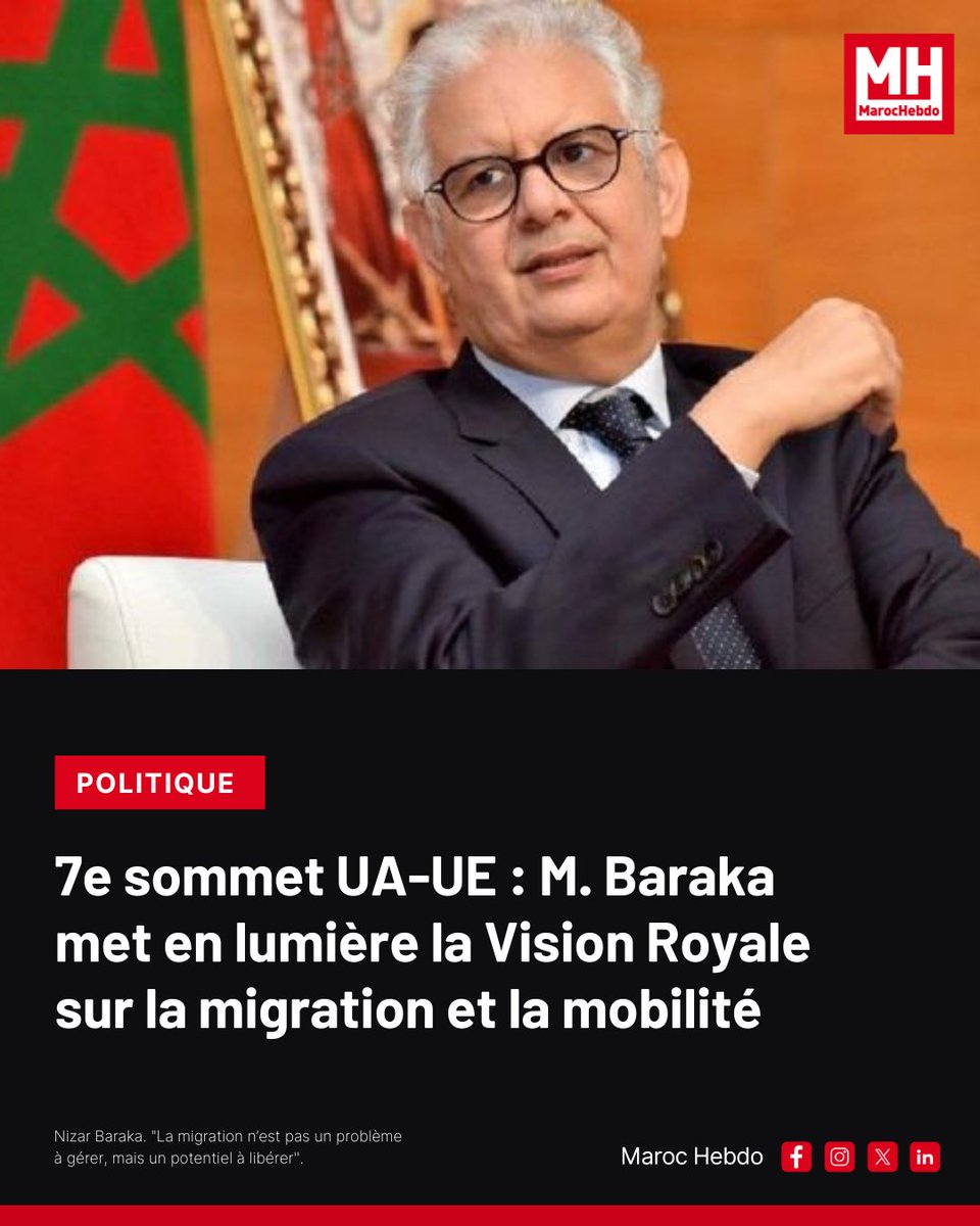 marochebdo's tweet image. Le partenariat UA-UE doit renforcer son soutien aux structures continentales africaines, à commencer par l’Observatoire Africain des Migrations.

➡ maroc-hebdo.com/article/7e-som…

#UA #UE #Migrations #Coopération #Afrique
