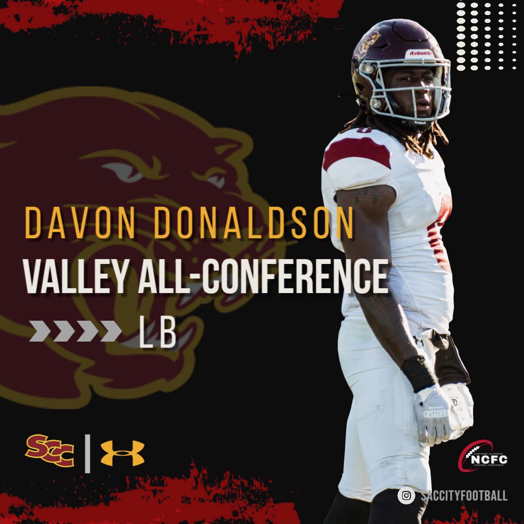 Donaldson_Davon's tweet image. Davon Donaldson (#0/#33)
LB 6’2 220
3x2 Eligible 
GPA 3.4
December Grad 
Full Qualifier 
FULL TAPE BELOW 
🔹2X all conference 
🔹1st team all state
