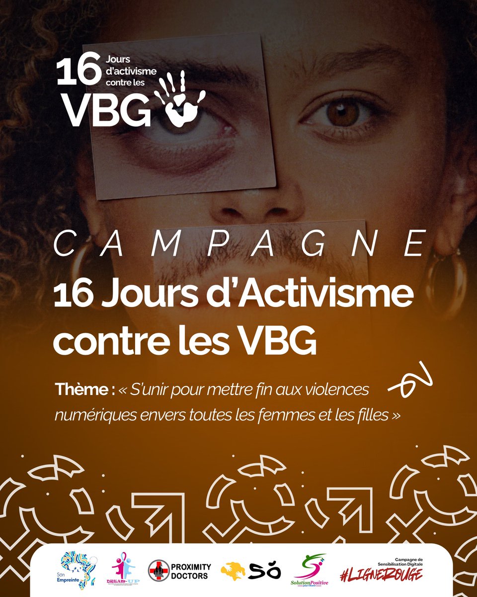 Aujourd’hui, nous lançons officiellement la #campagne des 16 Jours d’Activisme contre les #VBG.

📢 Notre message est clair : aucune femme, aucune fille ne doit être laissée seule face à la violence, qu’elle soit physique ou digitale.

💙✊🏽 #16JoursActivisme #VBG #SonEmpreinte