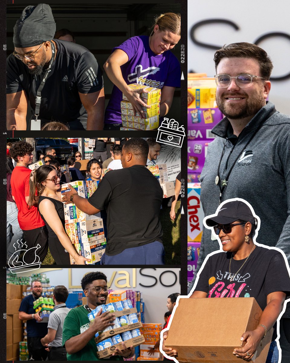 LoyalSourceGS's tweet image. As we celebrate Thanksgiving week, we want to take a moment to reflect on how thankful we are for our Philanthropy Committee, dedicated volunteers, and Lighthouse Resource Center. Together, we delivered 50,000+ pounds of food to families. We couldn’t have done it without you💛