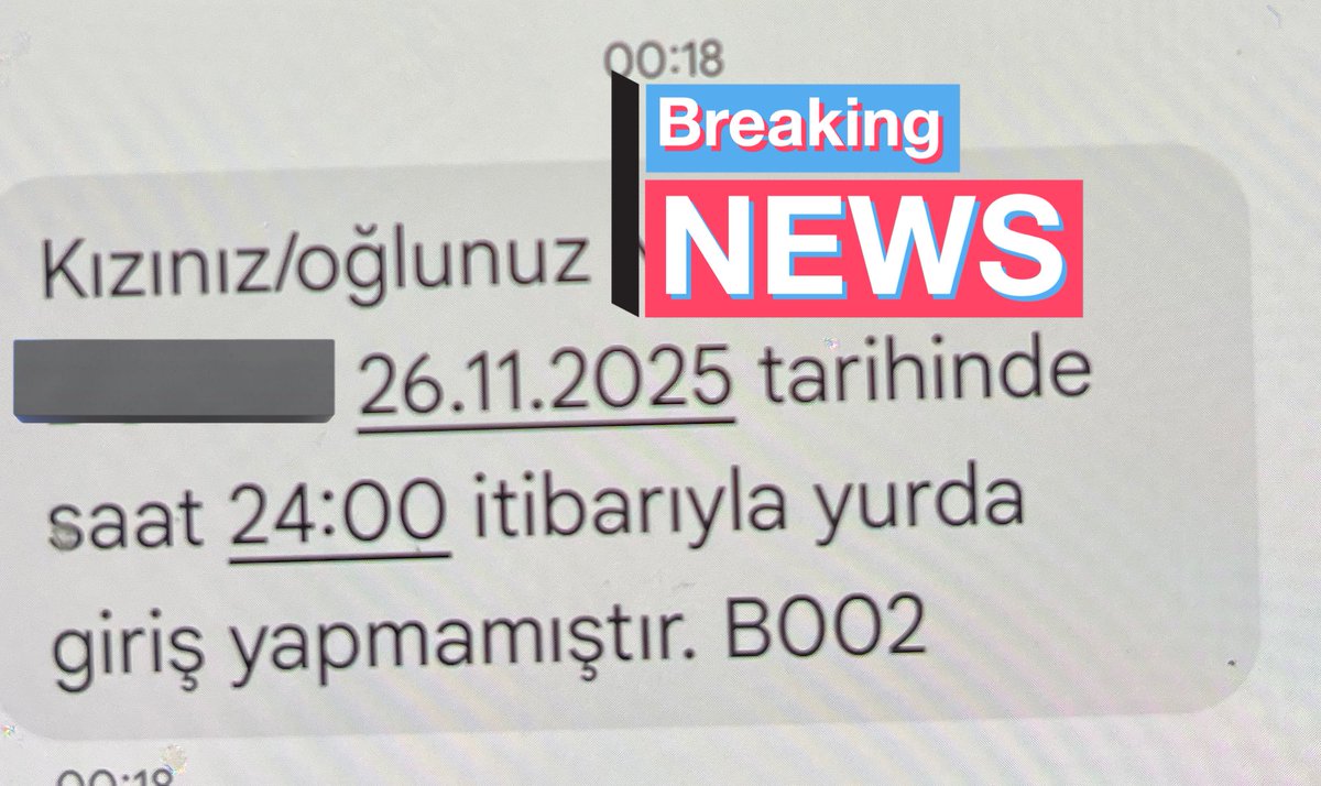 evdeyim anneme mesaj atmislar kizin girmedi diye eskiden boyle bisi yoktu noluyooo
