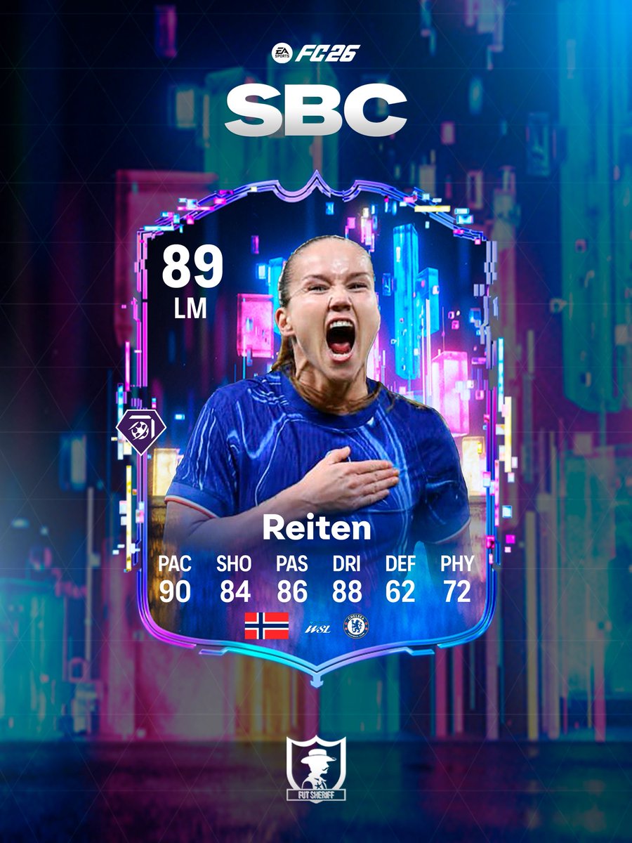 FutSheriff's tweet image. 🚨Reiten 🇳🇴 is added to come as FLASHBACK SBC during THUNDERSTRUCK PROMO SOON🔥🔥⚡️⚡️

Stats are prediction 👀

Follow @FutSheriff ✅✅✅ #FC26