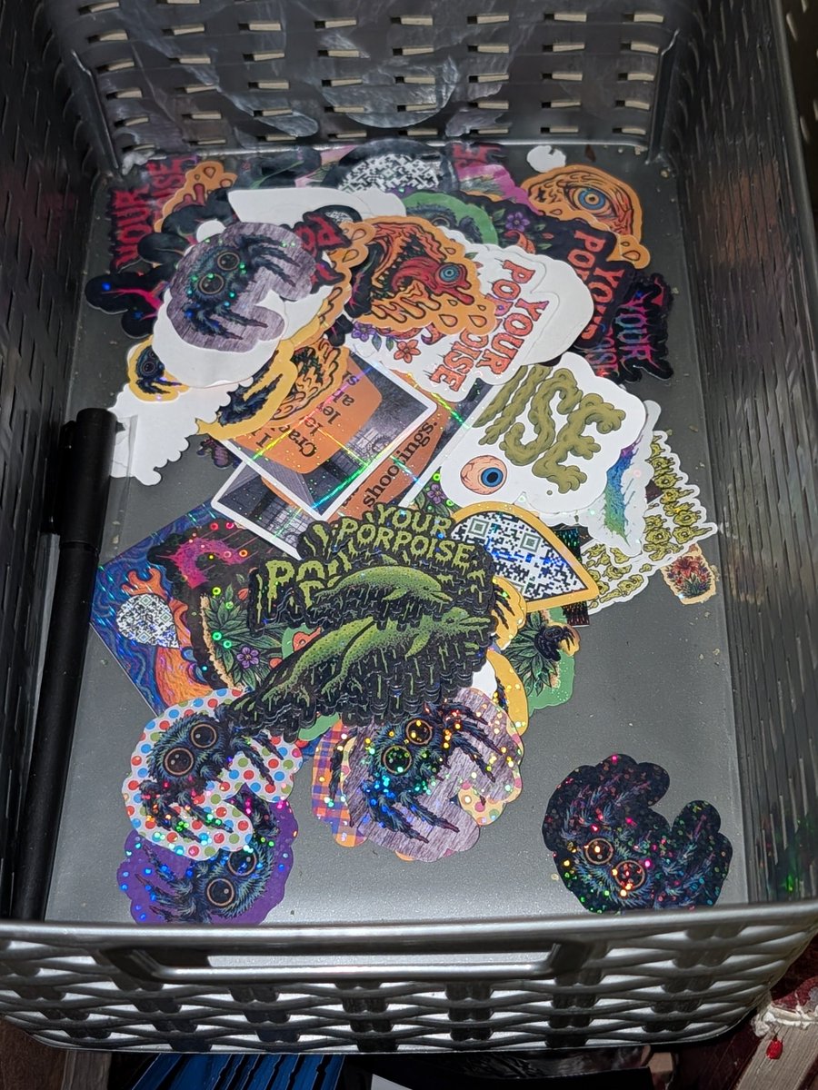 Stickers on stickers on stickers on stickers