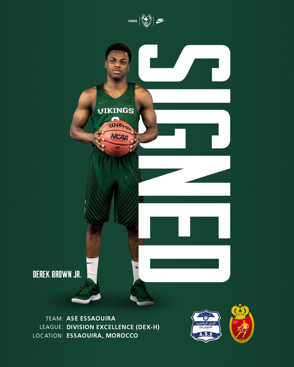 psuviksMBB's tweet image. 𝙎𝙄𝙂𝙉𝙀𝘿 ✍️

Congrats to another one of our #ProViks, Derek Brown, on signing with a team in Morocco. 🇲🇦👐

#GoViks | #DefendTheShip