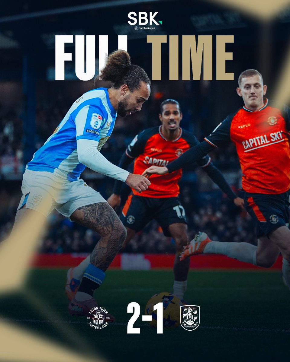 htafc's tweet image. Town beaten at Kenilworth Road.

#htafc | @sbk