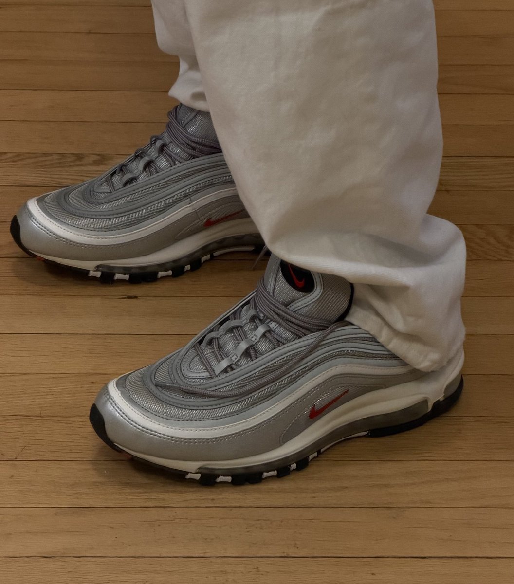 jakewoolf's tweet image. Just got a fresh pair of Air Max 97 silver bullets. 

We’ve been back before, but I’m not sure we’ve ever been back quite like this before.