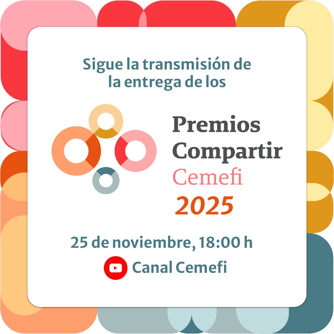✨✨🏆 #EsHoy 🏆
La Ceremonia de entrega de los #PremiosCompartir2025, el evento que celebra a quienes, con dedicación y compromiso, trabajan por un México más solidario y justo. #MiraPorLosDemás #Cemefi 
🗓️ 24 noviembre  |⏰18:00h
📺 youtube.com/@CanalCemefi