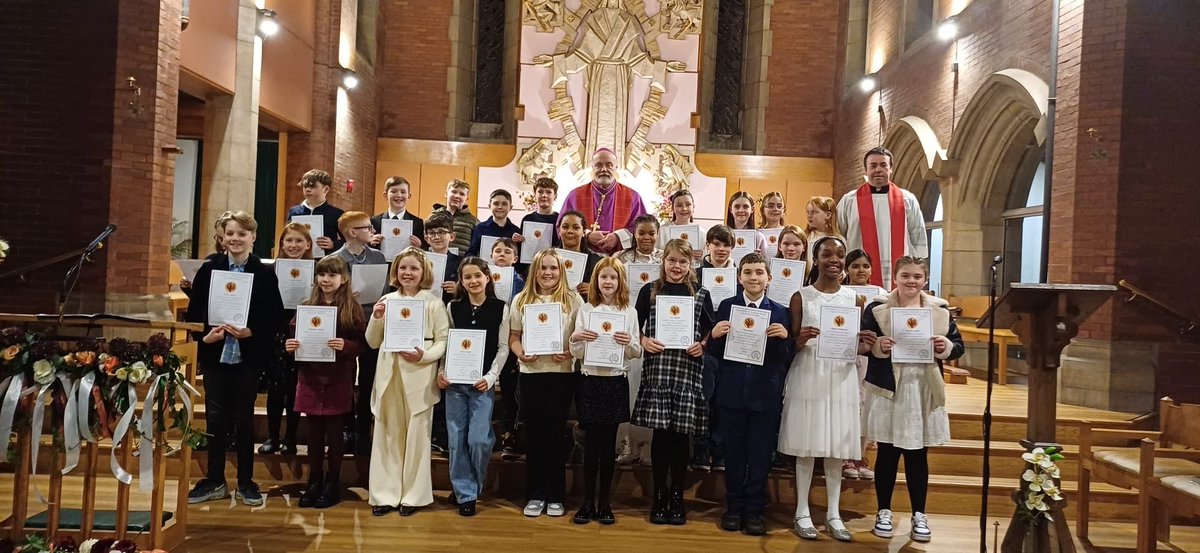 It was a privilege for our teachers to attend confirmation tonight for our Year 6 children. We were so proud of the reverent way they made this sacrament.