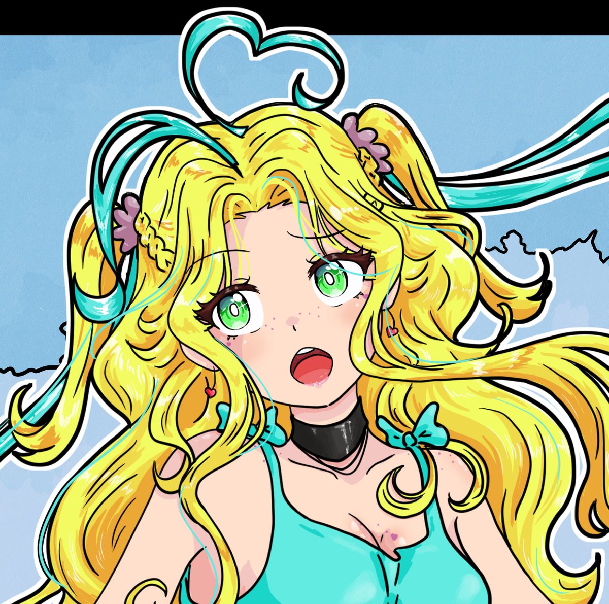 Siento que el diseño de Zafir aquí esta mal 😢, pero ya no pude corregirlo, sus cabellos y creo esta muy desarrollada para la edad que tiene al inicio de sus aventuras, pero me gusta los colores que tiene
#oc #originalcharacters #anime #manga #kurazaox #blonde #girl #comic