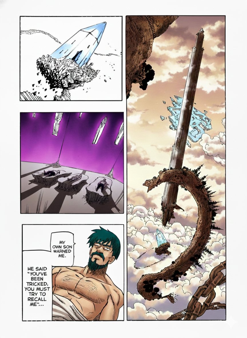 Here are some colorful pages from the last chapter ❤️ Manga