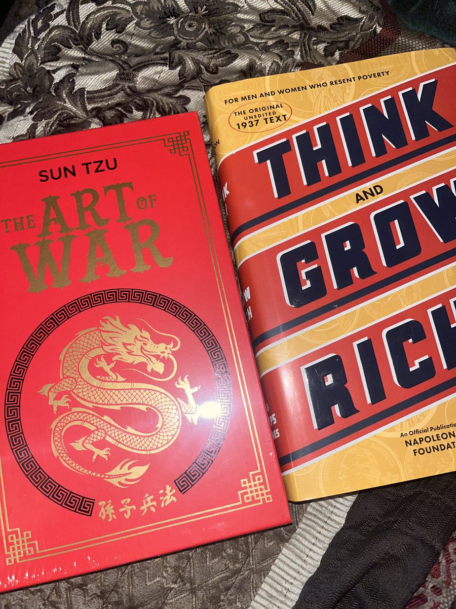 WHITEHEAD305's tweet image. The Art of War I live by… but some pickups constantly reading. 😎🧠 #books #KNOWLEDGE #war