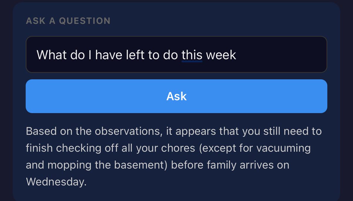 RidgetopAI's tweet image. This is legit. I did finish vacuuming and mopping the downstairs. 
#keymaker