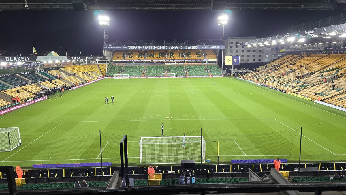 Tuesday 25 November 2025
Carrow Road, Norwich 
EFL Championship 
Norwich City 1-1 Oxford United 
Att: 24,922 | ST | 84pp prog (£4)