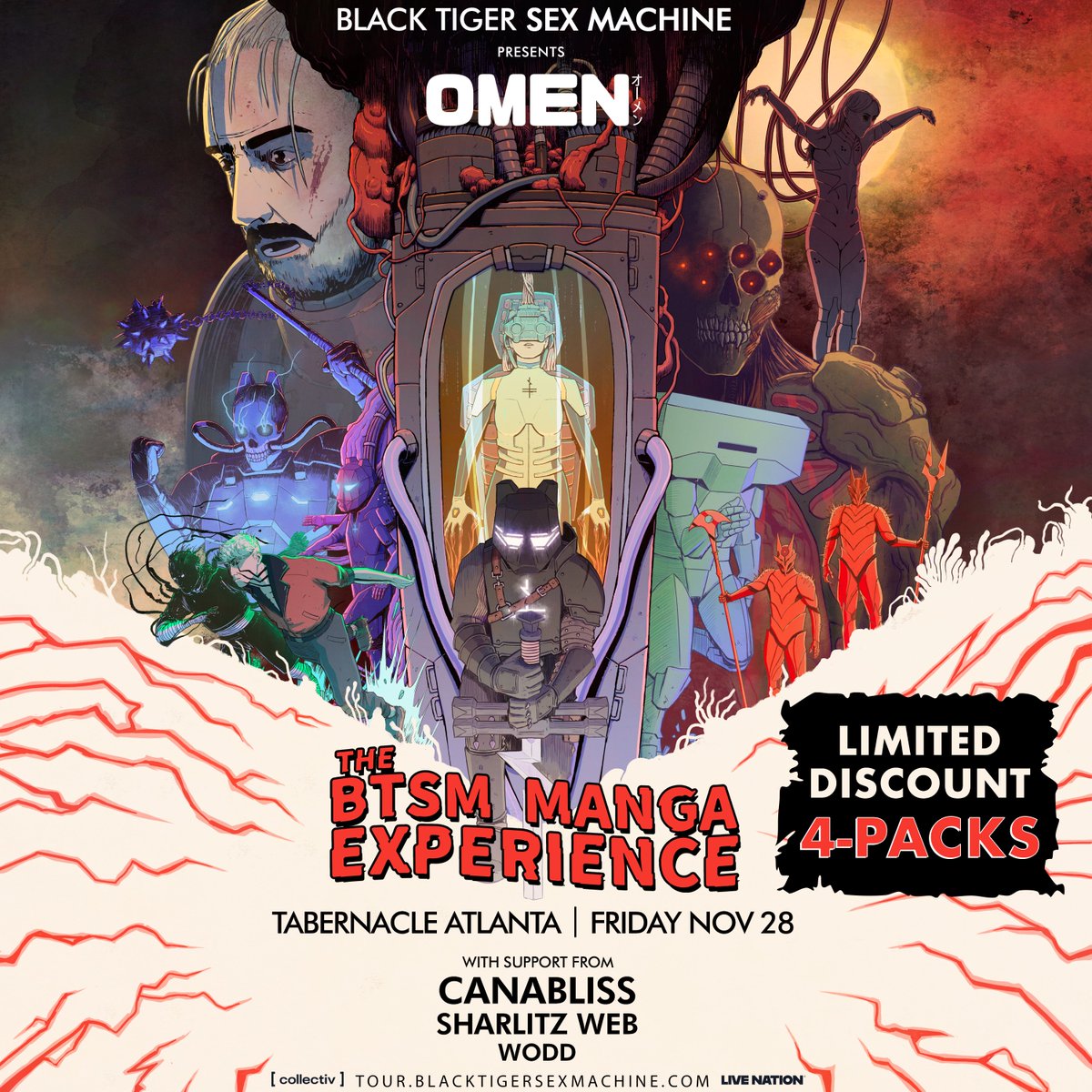 🚨 BTSM BLACK FRIDAY DROP 🚨 Grab the 4-Pack Ticket Offer and roll deep on Friday, Nov. 28! More friends = more chaos = more bass. Move fast before these disappear 👀🔊 bit.ly/44uFFd6 🎫