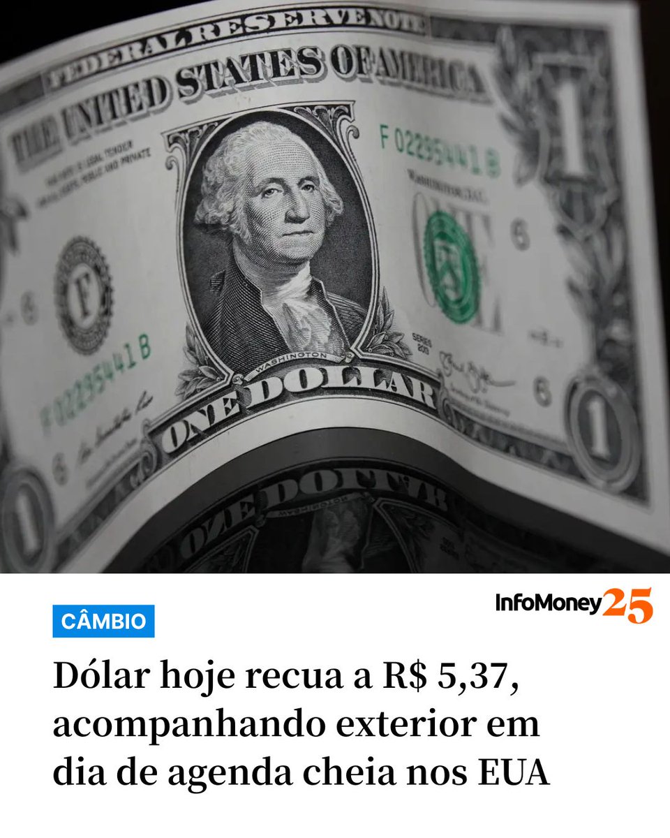 CÂMBIO

O dólar voltou a recuar no Brasil nesta terça (25), acompanhando a baixa da moeda norte-americana ante quase todas as demais divisas no exterior, em mais um dia de aumento das apostas de corte de juros nos Estados Unidos em dezembro.

O dólar à vista encerrou em baixa de
