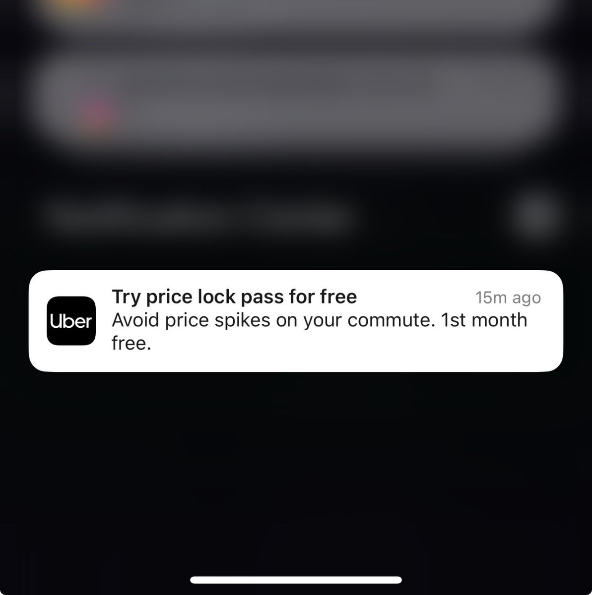 wtf is this. i already pay for "uber one." subscriptions within subscriptions