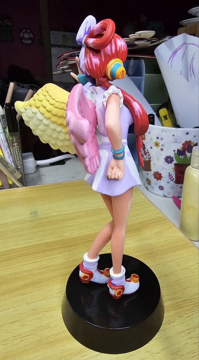 Custom figuras uta de one piece #onepiece #anime #figure #toys #custom #painting #art