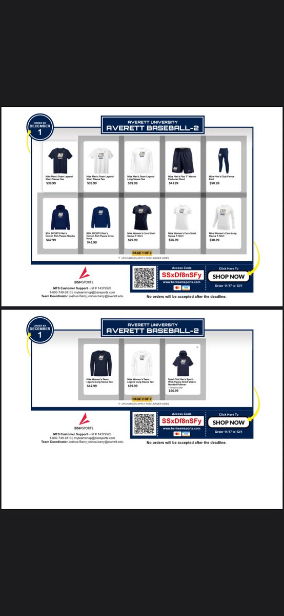 Averett Baseball tweet media