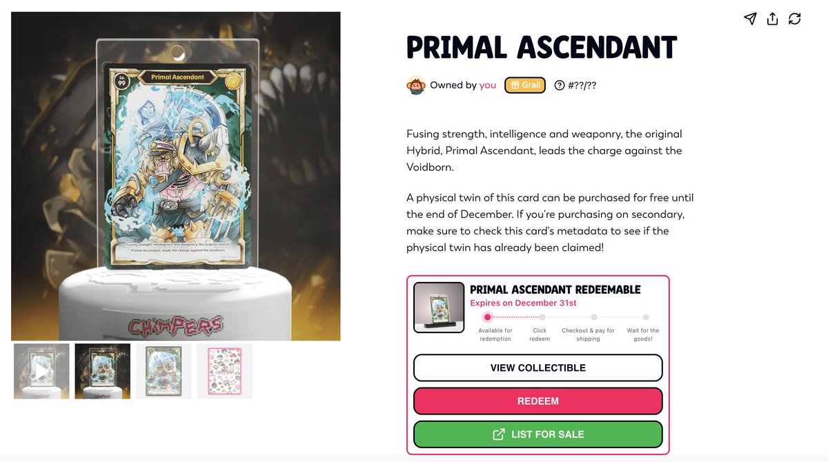 This is fun! <a href="/ChimpersHQ/">Chimpers</a> .... what up with this grail!!!