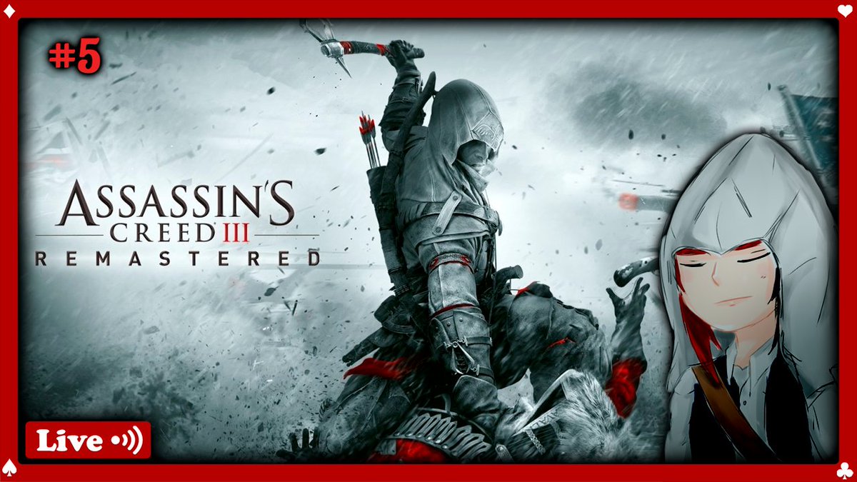 🔴 EN DIRECTO🔴

Tenemos alguien nuevo a quien mataaaar :>

Link ·> youtube.com/live/R3vIG8FAB…

#vtuber #vtuberES #AssassinsCreed