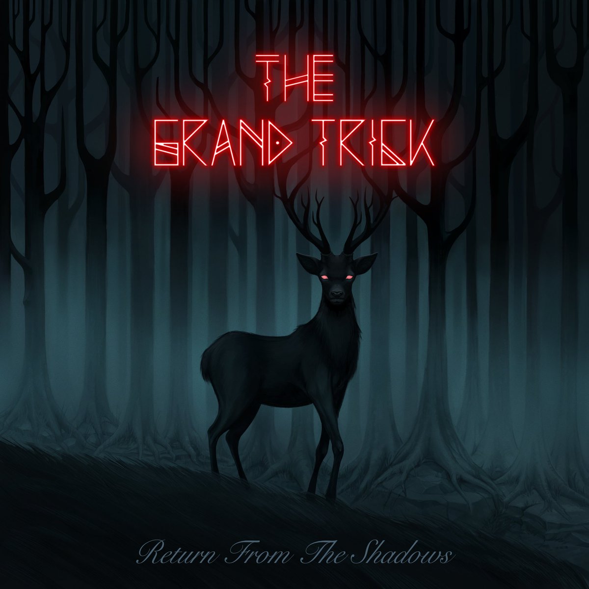 This is the cover for our upcoming EP Return From The Shadows, which will bundle together the previously released singles this year - plus the unreleased track “From Dreams To Dust”.

Coming early 2026.

Artwork: Greta Helling <a href="/sneepi/">SNEP</a> 
Band logo by Claudio Marino 
#artwork