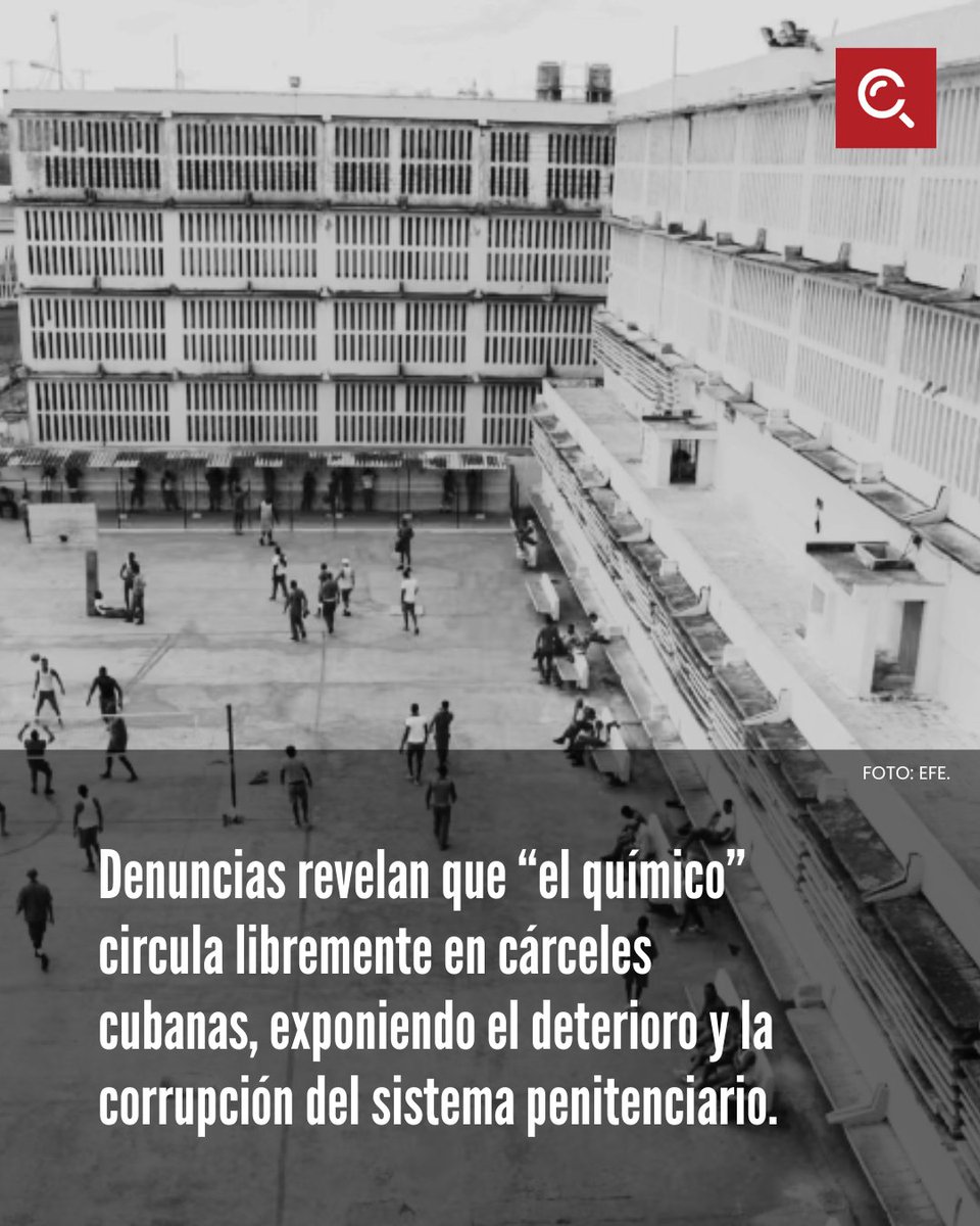 CubalexDDHH's tweet image. 🔴 #AlertaCubalex | Denuncias sobre “el químico” y otras drogas exponen corrupción y negligencia en prisiones de #Cuba. Abrimos 🧵con casos documentados. 👇 #SOSCuba #PrisionesDeCuba