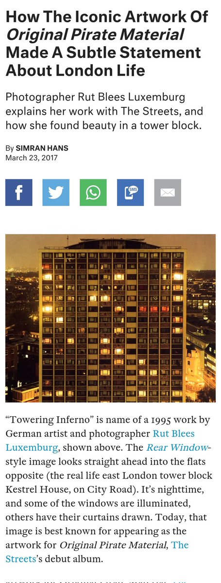 chlorisdemeter's tweet photo. for some reason I decided to look up who took the legendary Orginal Pirate Material photo.. she is a German photographer, Rut Blees Luxemburg.. turns outs she also took the photos on Bloc Party's A Weekend in The City album. I didn't pick up on the similarities. #funfactoftheday https://t.co/q1SfpWxuH7