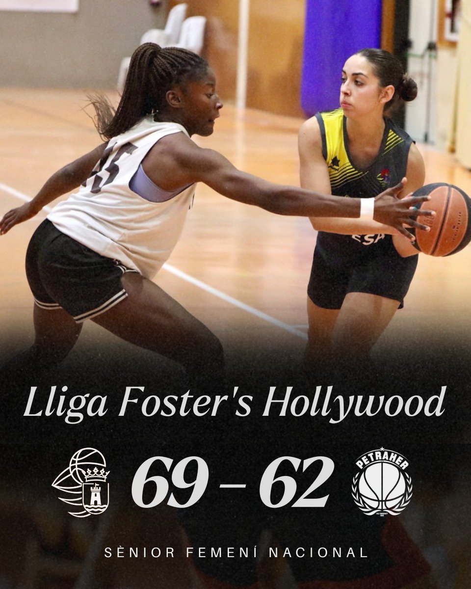 📊 𝐑𝐄𝐒𝐔𝐋𝐓𝐀𝐓 | 𝐀𝐋𝐏𝐄𝐒𝐀 𝐒𝐄̀𝐍𝐈𝐎𝐑 𝐅𝐄𝐌𝐄𝐍𝐈́ 𝟏ª 𝐃𝐈𝐕𝐈𝐒𝐈𝐎́ 𝐍𝐀𝐂𝐈𝐎𝐍𝐀𝐋 📊

⛹🏽‍♀️ Sènior Femení Nacional
🎟️ Lliga Foster’s Hollywood | Jornada 6
📆 Diumenge 23 de novembre 
🆚 C.B. Petraher
✅ 6️⃣9️⃣ - 6️⃣2️⃣