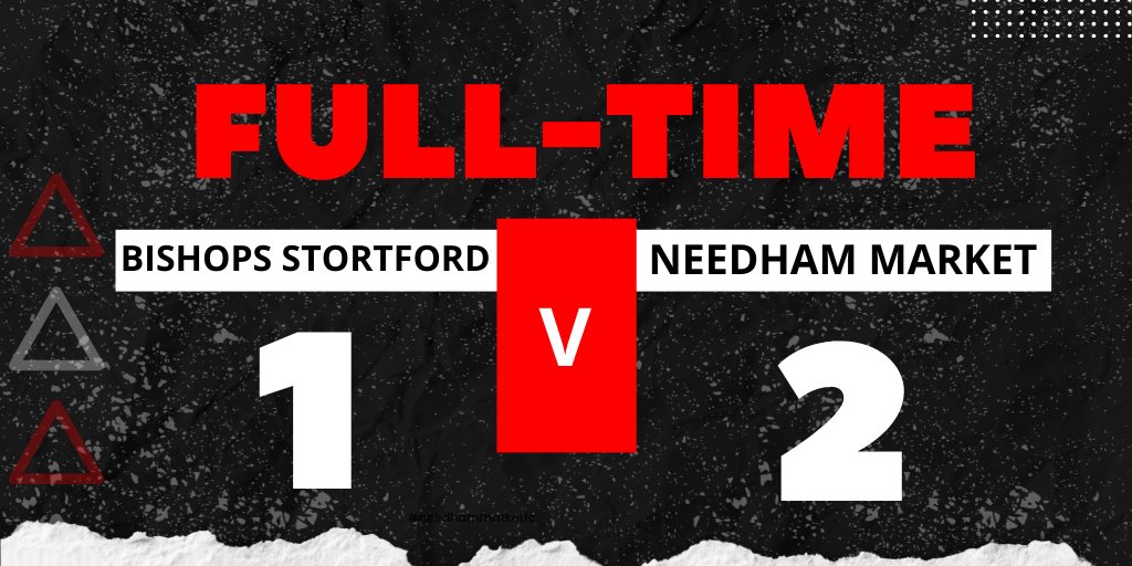 needhammktfc's tweet image. FT: Bishop’s Stortford 1-2 Needham Market 

Late late drama here as Needham score with seconds to go MYLES COWING with his second of the game . 🤩 3 POINTS 

#NeedhamMarketFC