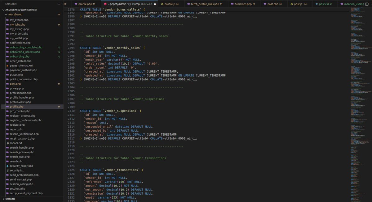 slimcrony's tweet image. Some days you’re just writing code… other days you’re deep in a 900-line file wondering who gave you this kind of responsibility.

Frontend? Backend? Development? At this point I’m just surviving.

Hashtags:
#Akurebased #WebDeveloper #CodingLife #BuildInPublic #DevHumor