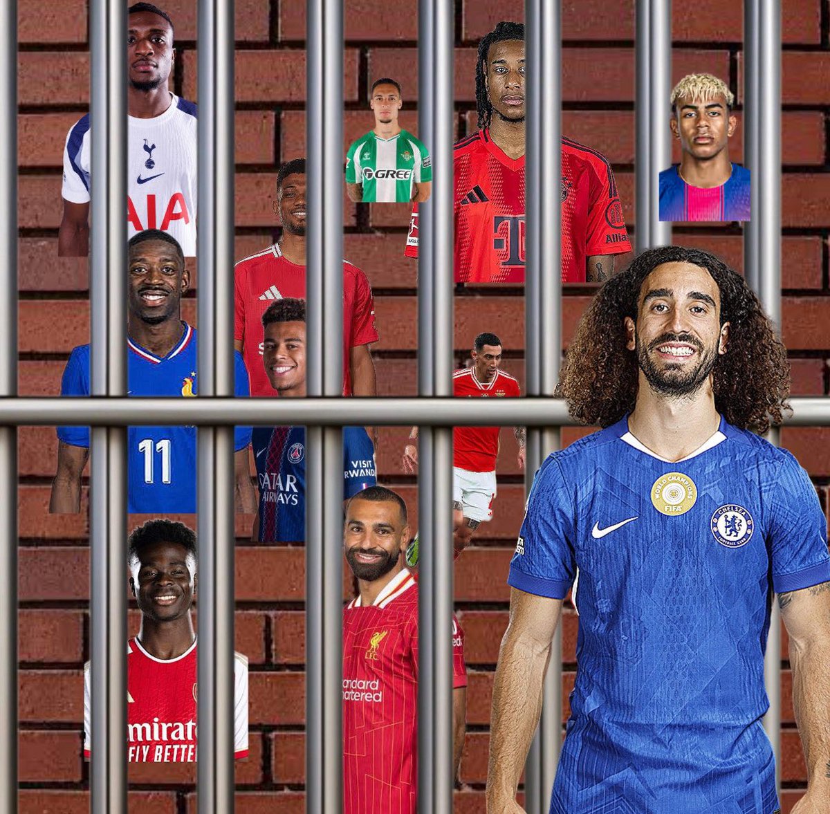 CFC_ms3's tweet image. Cucurella Penitentiary is overrated