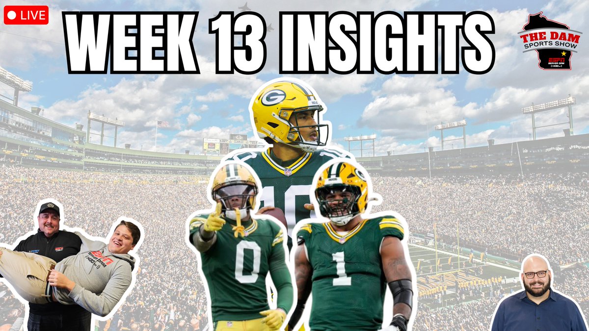 Happy Tuesday! 

- <a href="/TheHunter_V/">Hunter Vaughn</a>  Joins the Show! 
- Packers in midst of 3 NFC North games in 3 weeks 
- BD Girls Basketball starts hot/Boys hockey on DDTV tonight! 
- Who's Hot/Who's Not?!

youtube.com/live/WwDO_amvy…