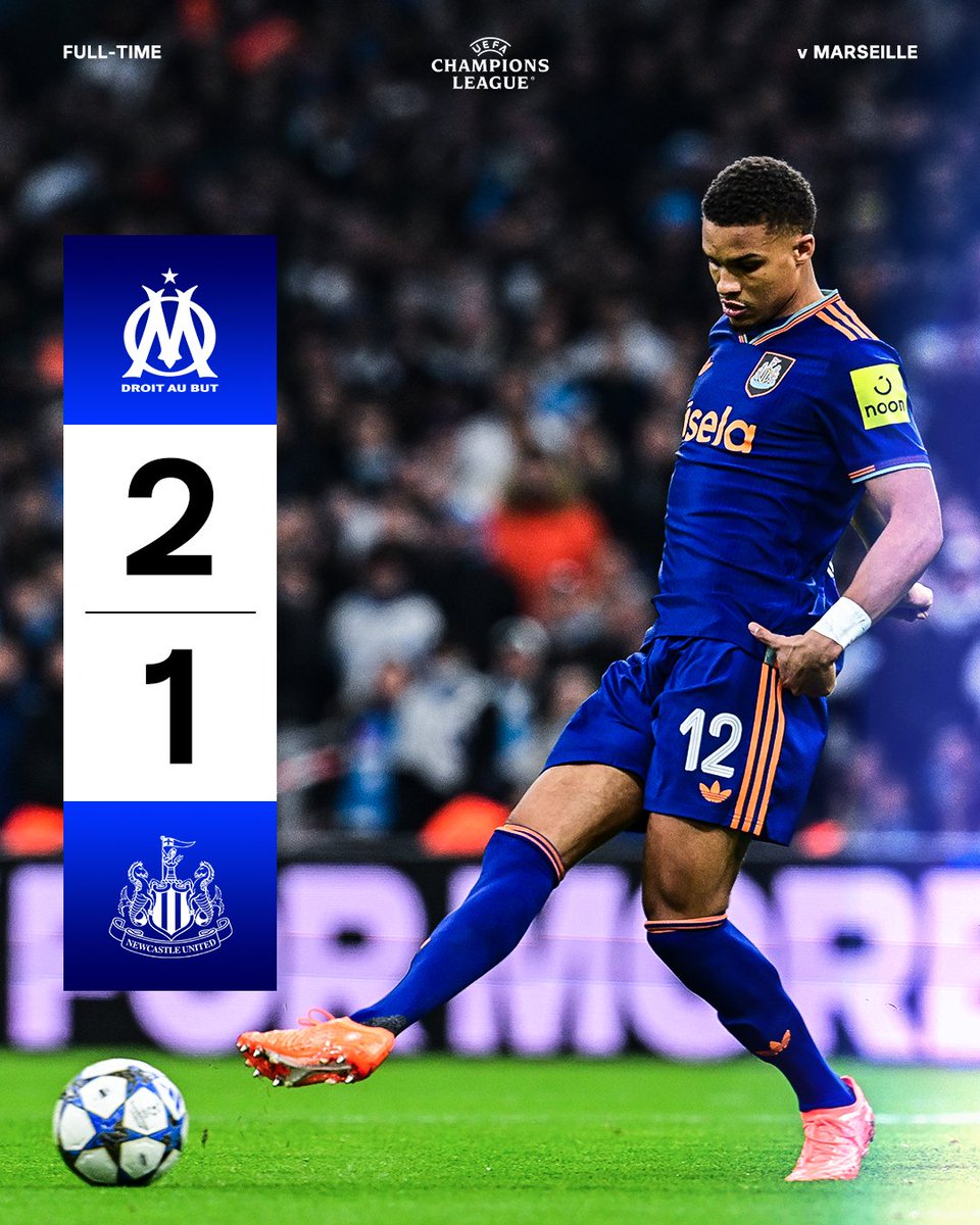 OM 2-1 뉴캐슬 경기 종료 그래픽