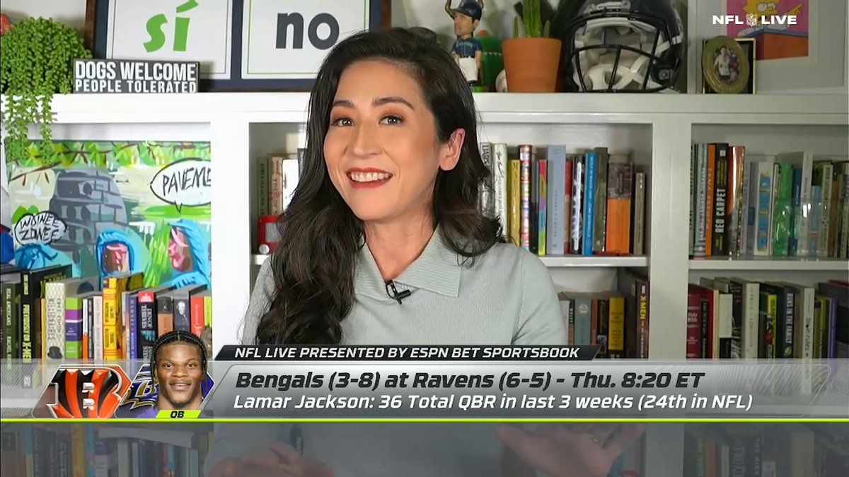 "The more alarming thing, to some extent, is how uncomfortable [Lamar Jackson] looks throwing from inside the pocket."

@minakimes weighs in on Lamar Jackson and the Ravens ahead of their divisional matchup against the Bengals 👀 