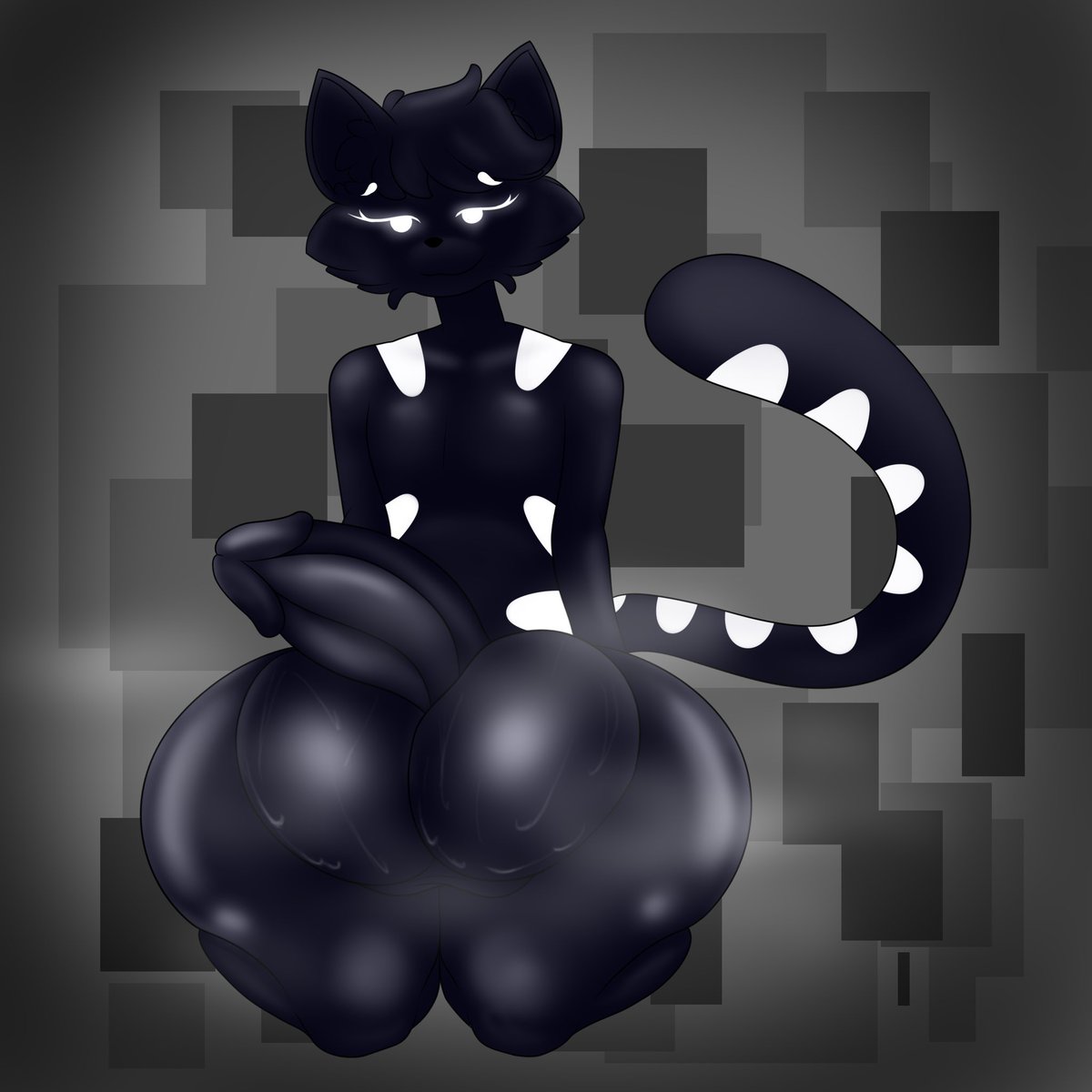 Come rest your face onto his lovely squishy and warm “pillows~”
Maybe if your lucky, he will add you to them~