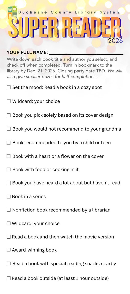 DuchesneLibrary's tweet photo. Next year's super-reader challenge at Duchesne County Library. Call us for more info! 435.738.2800 https://t.co/9BCA0FDOFB
