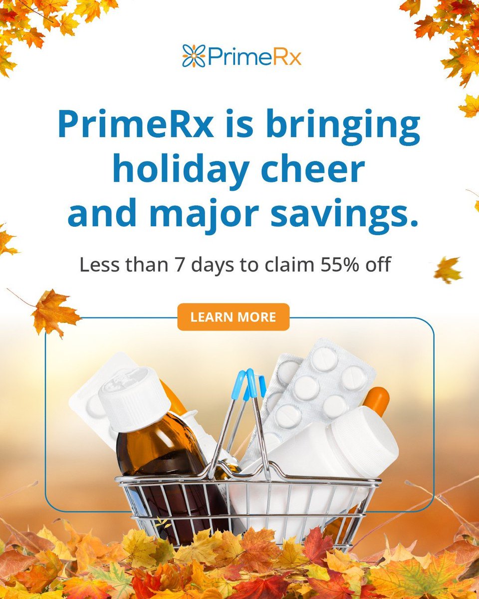 For one more week, you can still get 55% off PrimeRx Essentials, the complete pharmacy management upgrade built to help your team work faster and smarter.

Get your deal here: lp.primerx.io/save

#PrimeRxEssentials #PharmacySoftware #IndependentPharmacy #CommunityPharmacy