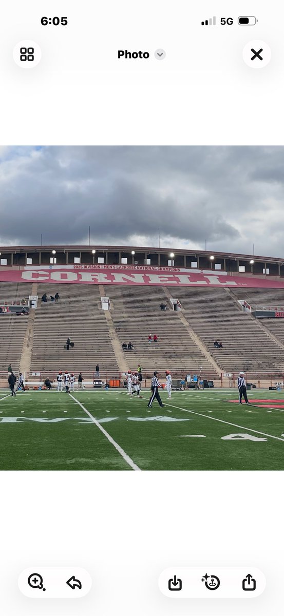 Cornell visit from a couple weeks ago <a href="/BigRed_Football/">Cornell Football</a>
