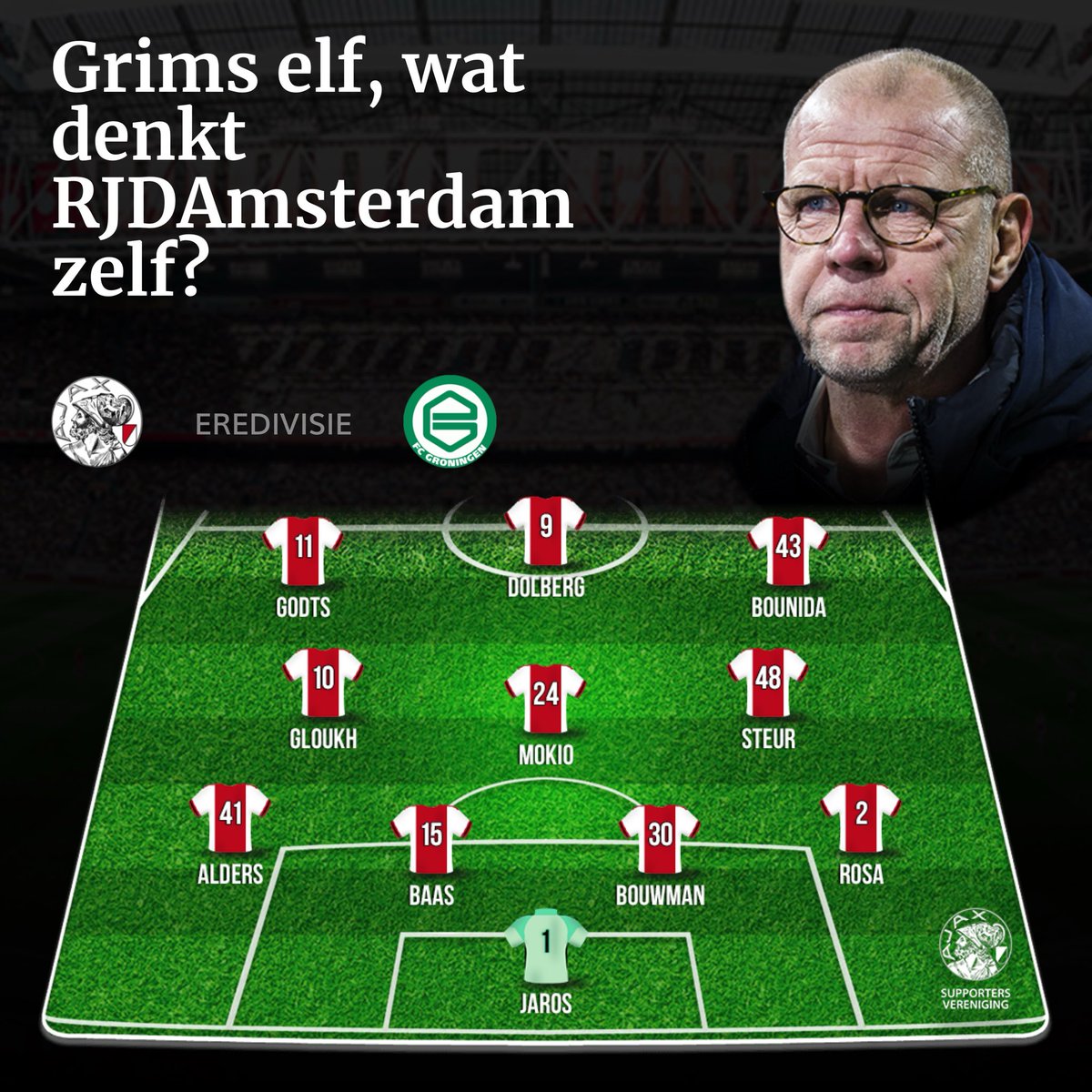 RJDAmsterdam's tweet image. Klaar met het zooitje. Bouw verder op jeugd, het seizoen is toch al verloren. Ga verder met dit elftal, bouw aan de toekomst en stop met proberen iets te fixen wat total-loss is #ajax #ajaben
