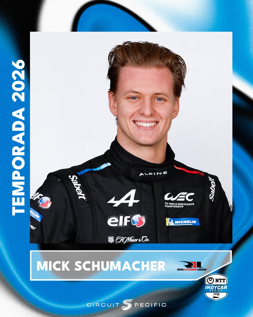 Circuit_Spec's tweet image. ‼️‼️ ¡Mick Schumacher a Indycar!

🔜 El hijo de &quot;El Kaiser&quot; pilotará para Rahal Letterman en Indycar en 2026.

#Indycar