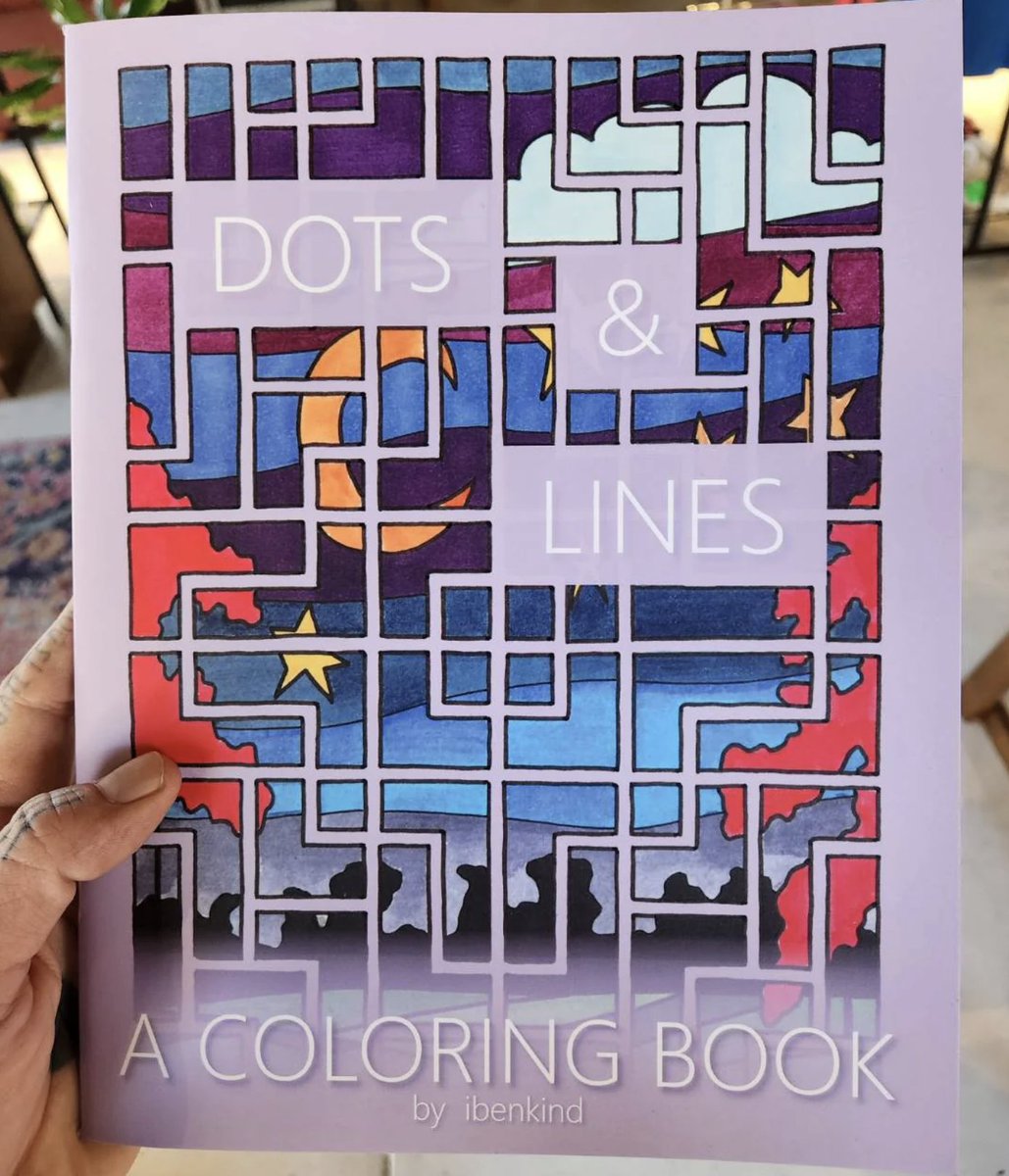 SaugyWaffles3's tweet image. Ibenkind(dot)com

dots &amp;amp; lines - a coloring book

Bring color, calm, and creativity into your day — one page at a time.

You won&apos;t want to miss this drop by @iBenKind