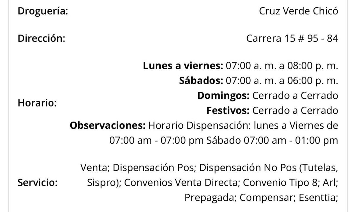 tackojoya's tweet photo. @CruzVerdeCo Aquí están las imágenes que se encuentran en el sitio web de Cruz Verde, donde claramente dice que dispensan a pacientes @Compensar_info. https://t.co/4tXR3YqqG2