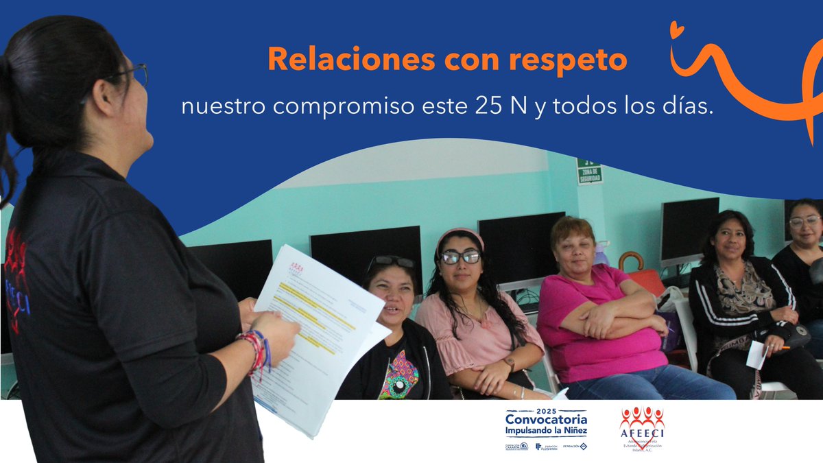 afeeci's tweet photo. Este #25N agradecemos a las mujeres de los círculos de AFEECI, guiados por nuestro equipo de psicólogas.
Junto a @FundCAAAREM y aliados, fortalecemos espacios seguros en Tacubaya.
#AFEECI #ConstruyendoFuturoAFEECI #RelacionesConRespeto #FundacionFleishman #FundacionAra https://t.co/mQnDiuHOgG