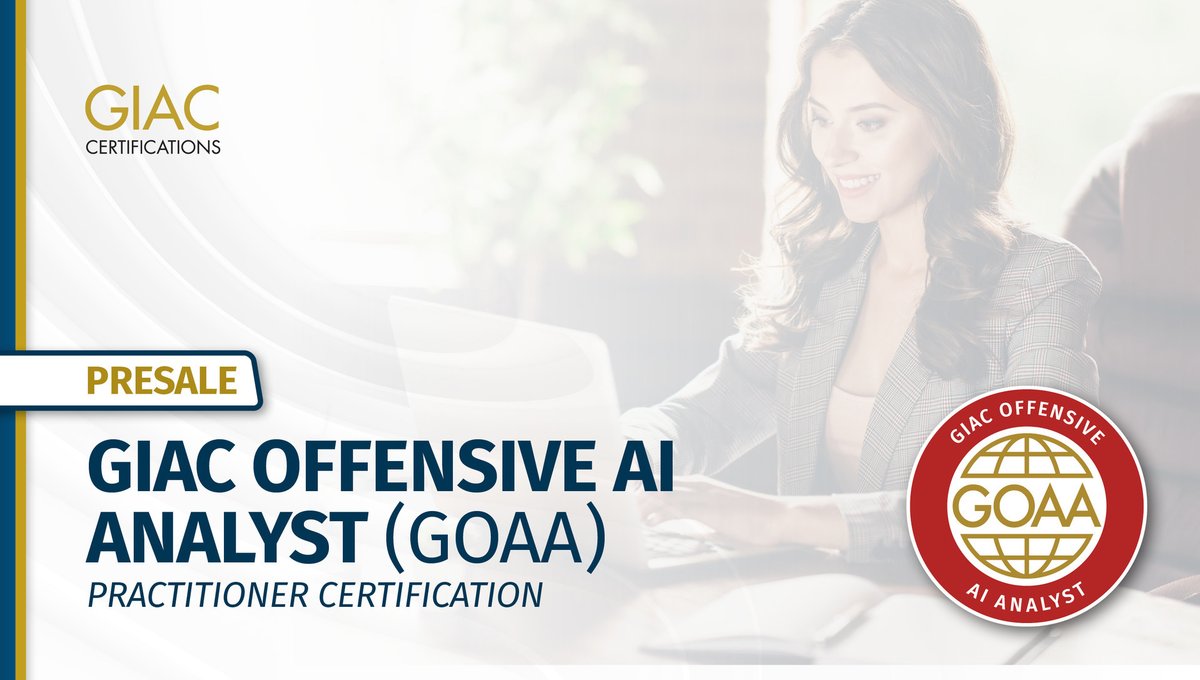 sans_isc's tweet image. Master real-world offensive AI tactics like AI-driven phishing and automated exploits with hands-on CyberLive™ testing.

 my.sociabble.com/jyyri3notWMm