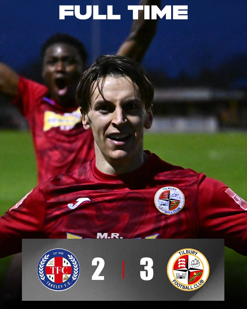 tilburyfc's tweet image. FULL TIME

HUGE THREE POINTS!

🔵 2 - 3 🔴 #COYD | #DockersAsOne