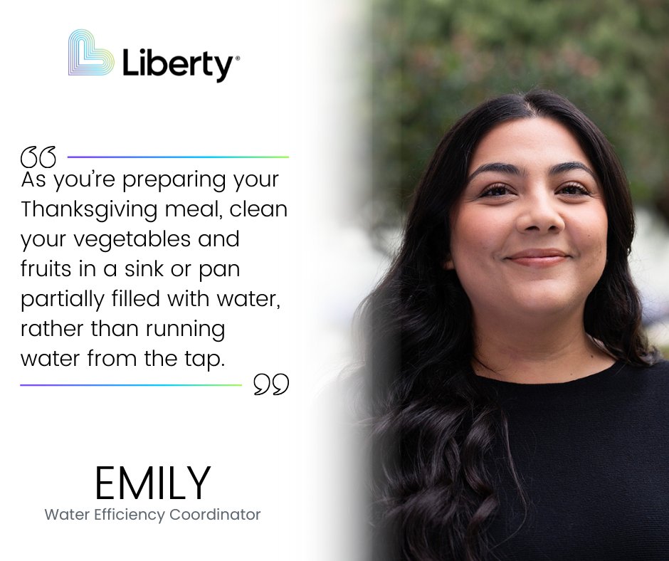 Water conservation advice from Emily, our water efficiency coordinator! #TipTuesday