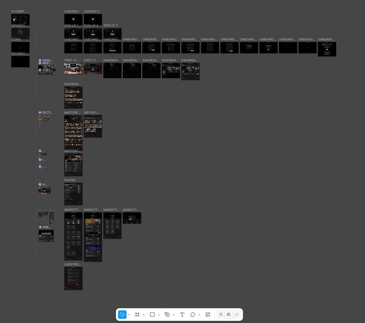 alexgilev's tweet image. completed project figma organization file ✅