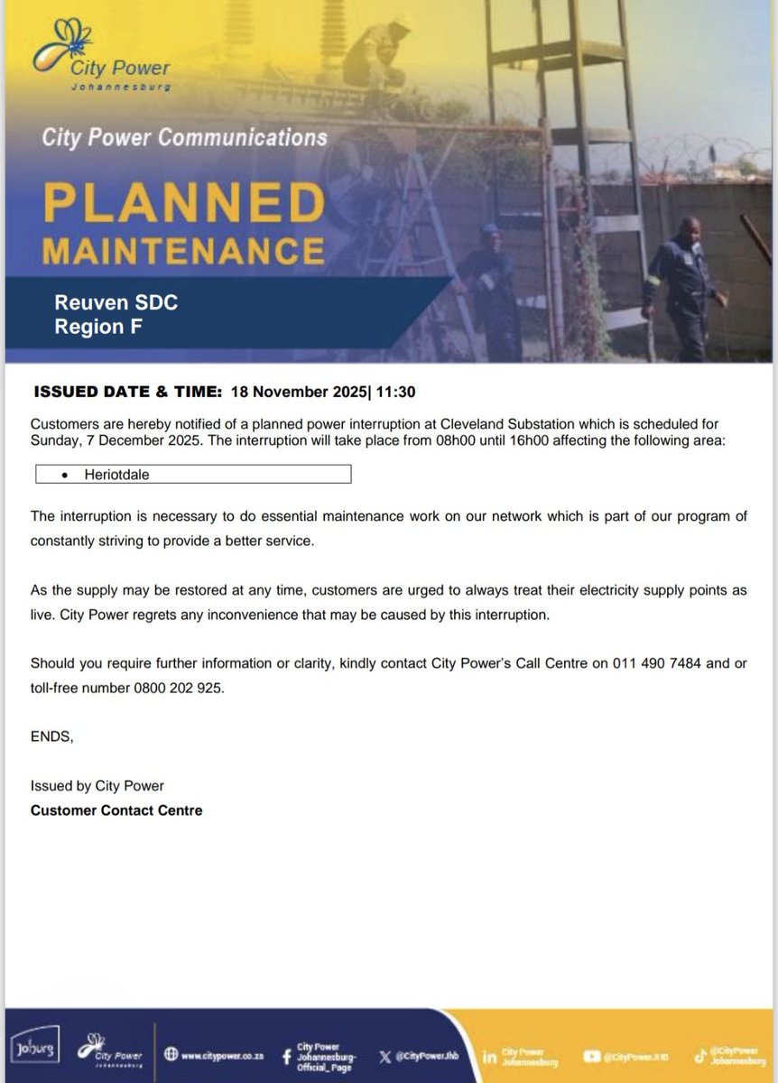 @CityPowerJhb tweet media