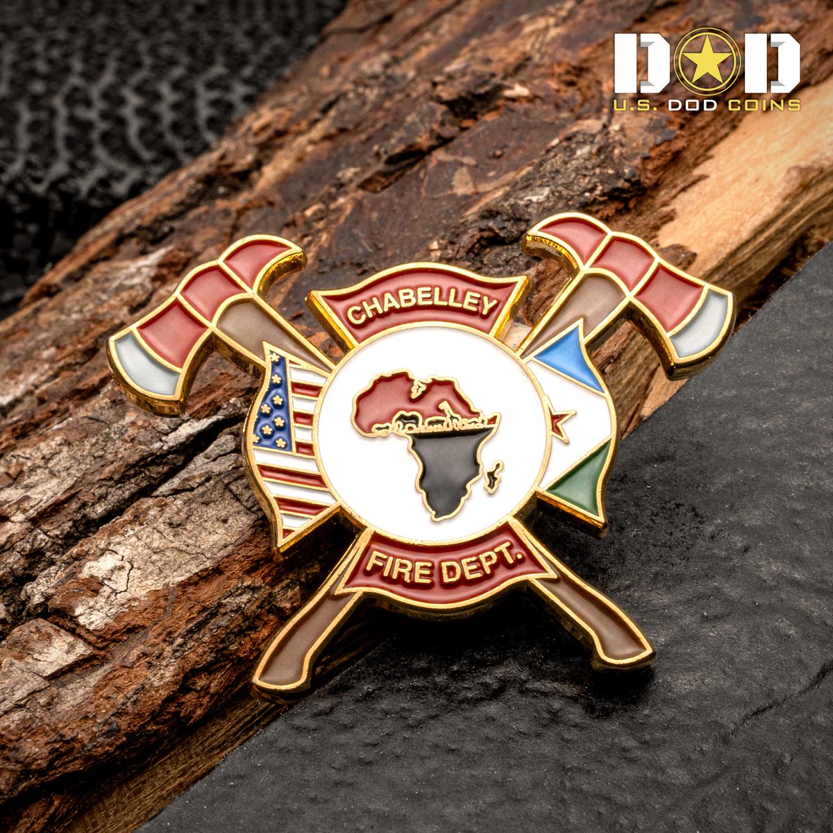 Axes up. Flames down. The 870th AES doesn’t just fight fire, they dominate it. 🔥

#USDODCoins #ChallengeCoin #ForgedForBattle #MilitaryCoin #870thAES #FirefighterCoin #ForgedForWarriors #ChabelleyFireDept #ForgedInHonor #TacticalDesign